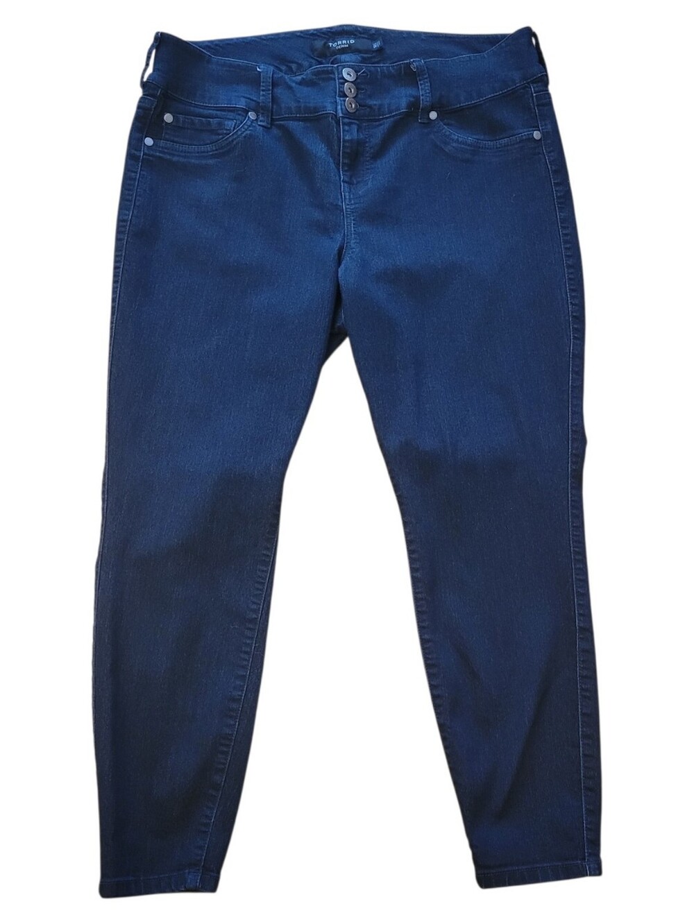 Torrid Dark Wash Tapered Skinny Denim Jeans‎ Size 18 Short